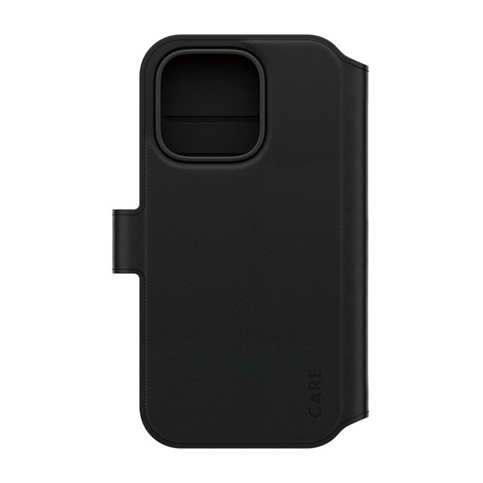 Cover Wallet Tango Two-In-One con MagSafe per iPhone 16 Pro, Nero, CARE
