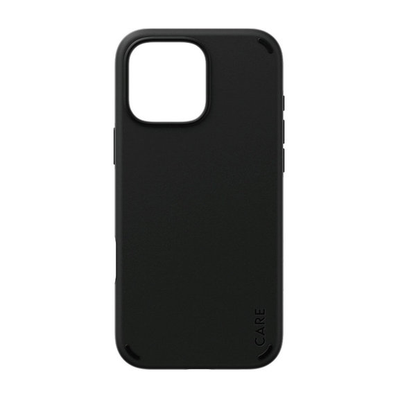 Cover Double Defense per iPhone 16 Pro Max, Nero, CARE