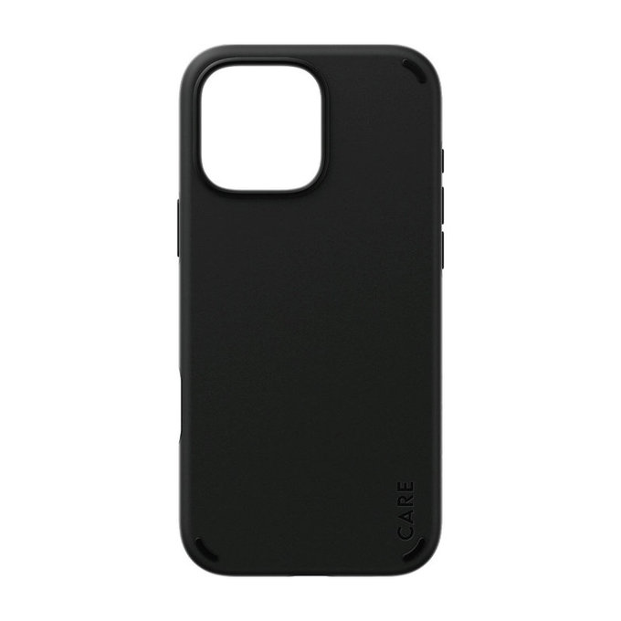 Cover Double Defense per iPhone 16 Pro Max, Nero, CARE