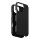 Cover Double Defense per iPhone 16 Pro Max, Nero, CARE