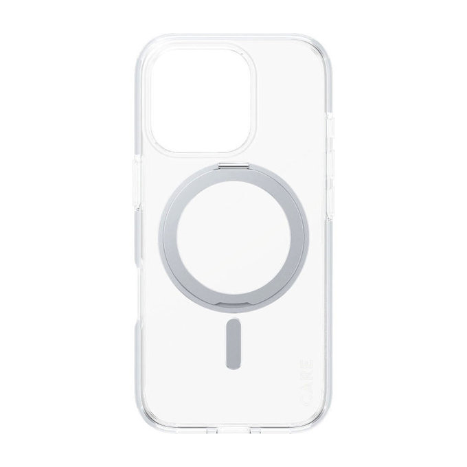 Bundle Hoops Ceramic + Vetro temperato UWF Ceramic + Cover Kickstand per iPhone 16 Pro, CARE