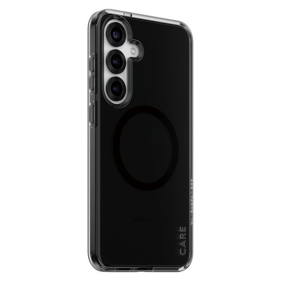 Custodia Smokey con QI nero per Samsung Galaxy S25+, Nero, PanzerGlass