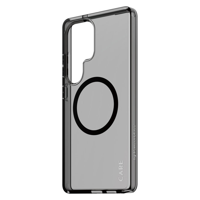 Custodia Smokey con QI nero per Samsung Galaxy S25 Ultra, Nero, PanzerGlass