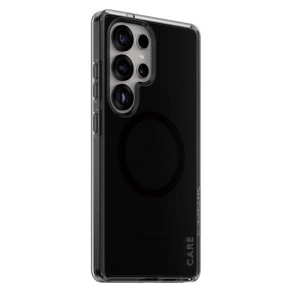 Custodia Smokey con QI nero per Samsung Galaxy S25 Ultra, Nero, PanzerGlass