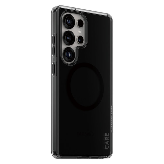 Custodia Smokey con QI nero per Samsung Galaxy S25 Ultra, Nero, PanzerGlass