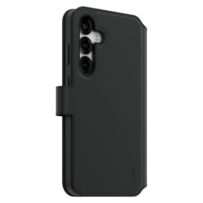 Custodia Wallet Tango Two-In-One con QI per Samsung Galaxy S25+, Nero, PanzerGlass