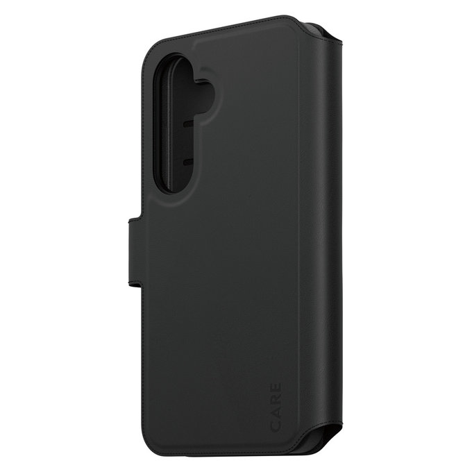 Custodia Wallet Tango Two-In-One con QI per Samsung Galaxy S25, Nero, PanzerGlass