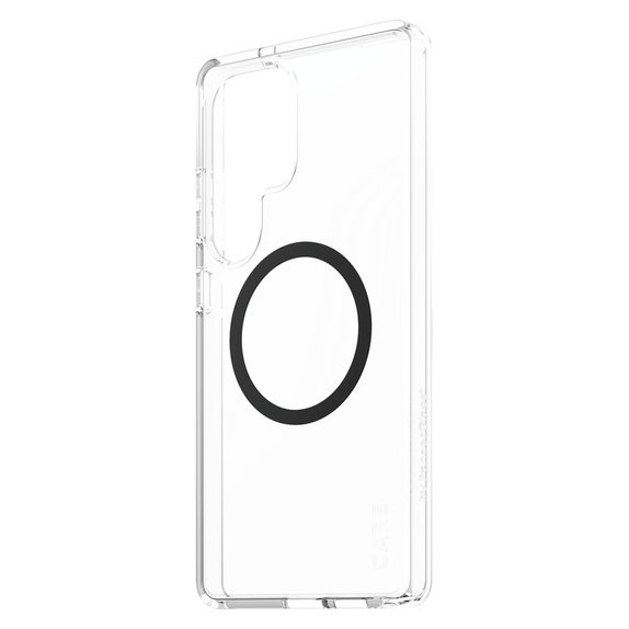 Custodia Urban Combat con QI nero per Samsung Galaxy S25 Ultra, Trasparente, PanzerGlass