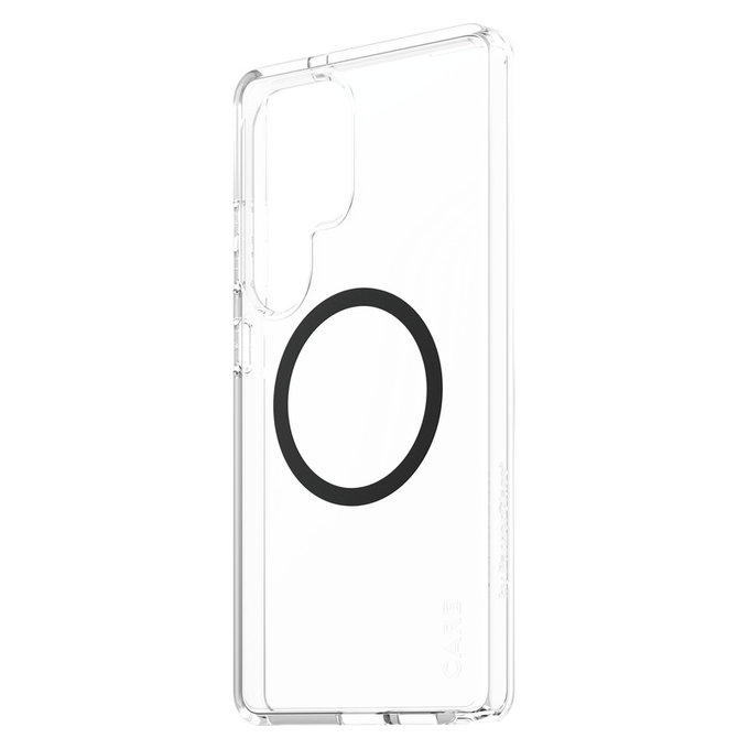 Custodia Urban Combat con QI nero per Samsung Galaxy S25 Ultra, Trasparente, PanzerGlass