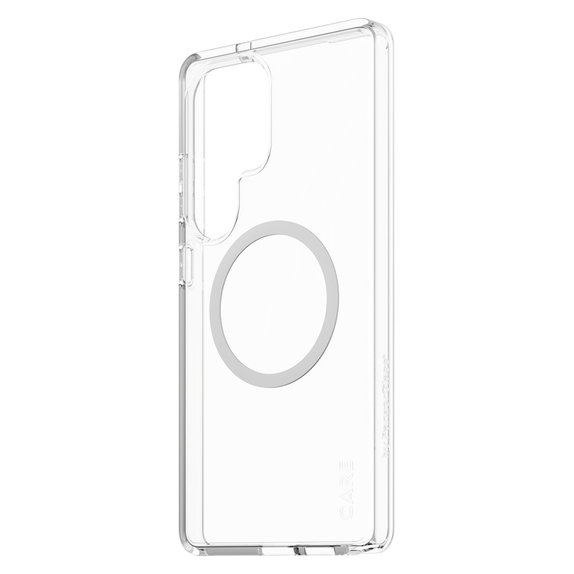 Custodia Urban Combat con QI bianco per Samsung Galaxy S25 Ultra, Trasparente, PanzerGlass