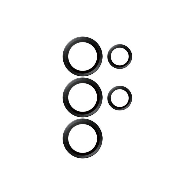 Protezione lente fotocamera Hoops Ceramic per Samsung S25 Ultra, Nero, PanzerGlass