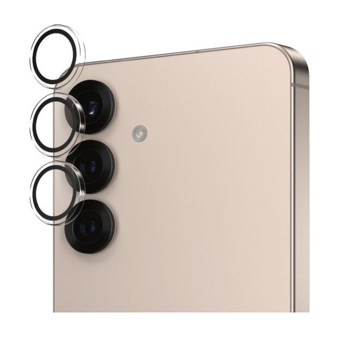 Protezione obiettivo fotocamera posteriore Hoops per Samsung S25+, Transparent, PanzerGlass
