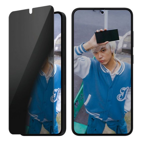 Vetro temperato UWF Privacy con aplicator per Samsung S25+, Transparent, PanzerGlass
