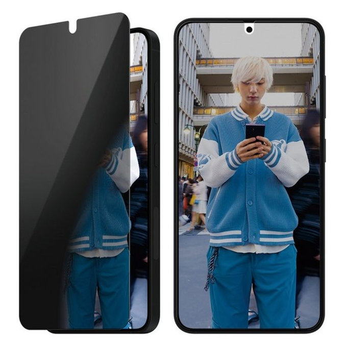 Vetro temperato UWF Privacy con aplicator per Samsung S25, Transparent, PanzerGlass