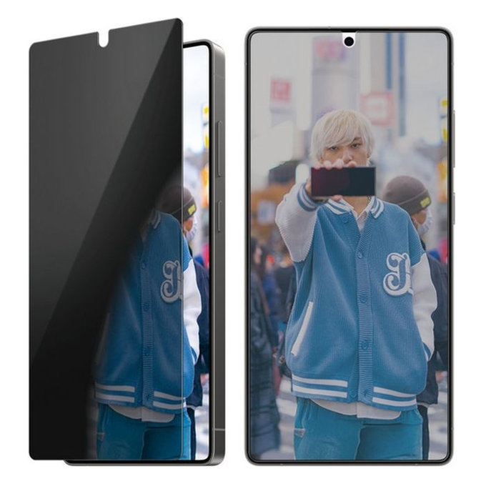 Vetro temperato UWF Privacy con aplicator per Samsung S25 Ultra, Transparent, PanzerGlass