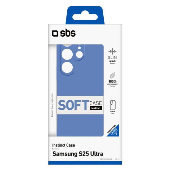 Custodia Instinct per Samsung S25 Ultra, Blue, SBS