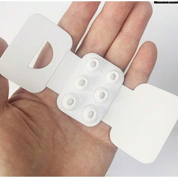 Set di gommini per AirPods Pro 3pcs L, S, XS, White, FixPremium