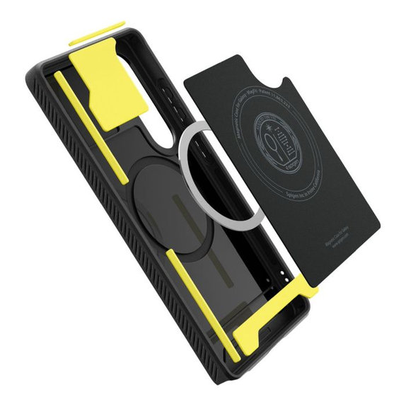 Custodia Rugged Armor con MagSafe per Samsung S25 Ultra, Matte Black, Spigen
