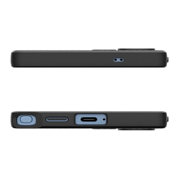 Custodia Liquid Air per Samsung S25 Ultra, Matte Black, Spigen