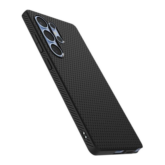 Custodia Liquid Air per Samsung S25 Ultra, Matte Black, Spigen