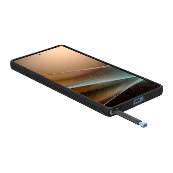 Custodia Liquid Air per Samsung S25 Ultra, Matte Black, Spigen