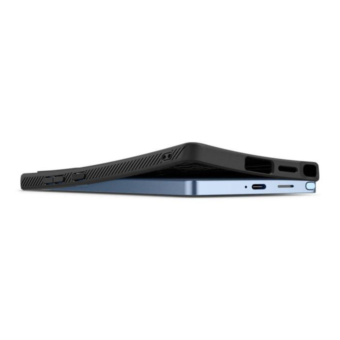 Custodia Liquid Air per Samsung S25 Ultra, Matte Black, Spigen