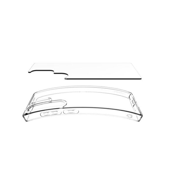 Custodia Ultra Hybrid per Samsung S25 Ultra, Crystal Clear, Spigen