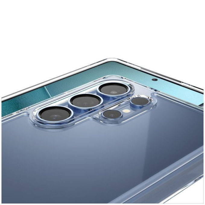 Custodia Ultra Hybrid per Samsung S25 Ultra, Crystal Clear, Spigen