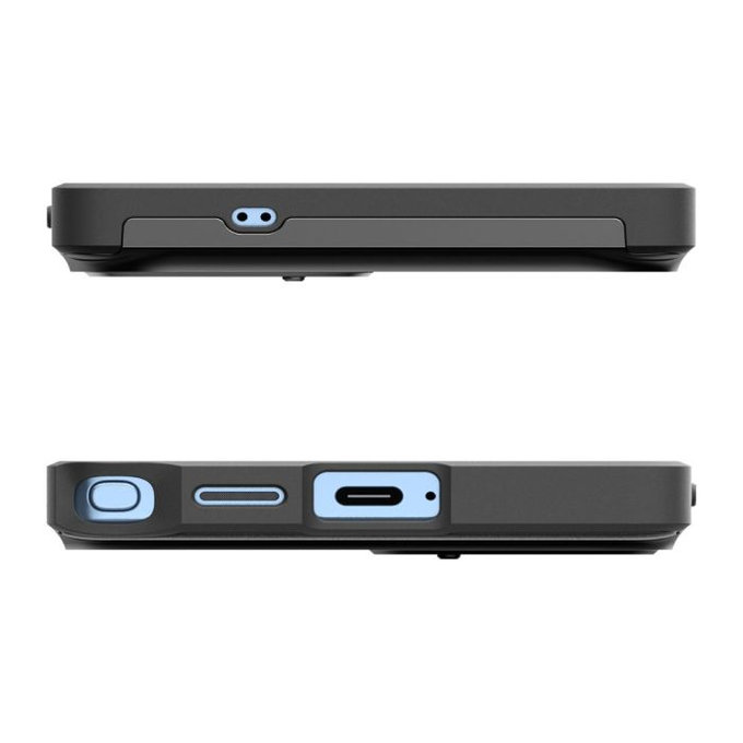 Custodia Optik Armor per Samsung S25 Ultra, Black, Spigen