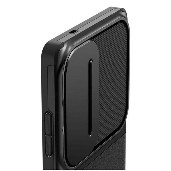 Custodia Optik Armor per Samsung S25 Ultra, Black, Spigen