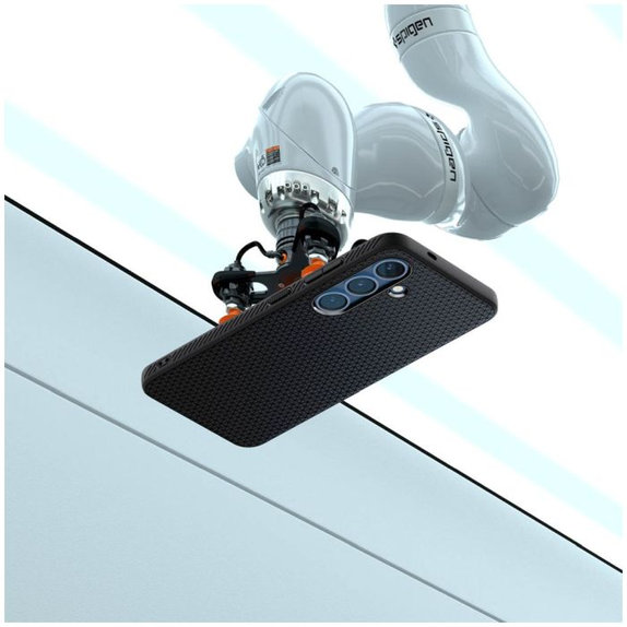 Custodia Liquid Air per Samsung S25+, Matte Black, Spigen
