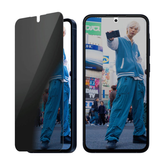 Vetro temperato UWF Privacy per Samsung A56 5G, Trasparente, PanzerGlass