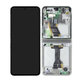 Schermo per Samsung Z Flip 5 F731B, Cream, Vetro touch con cornice, GH82-31827B, Genuine Service Pack