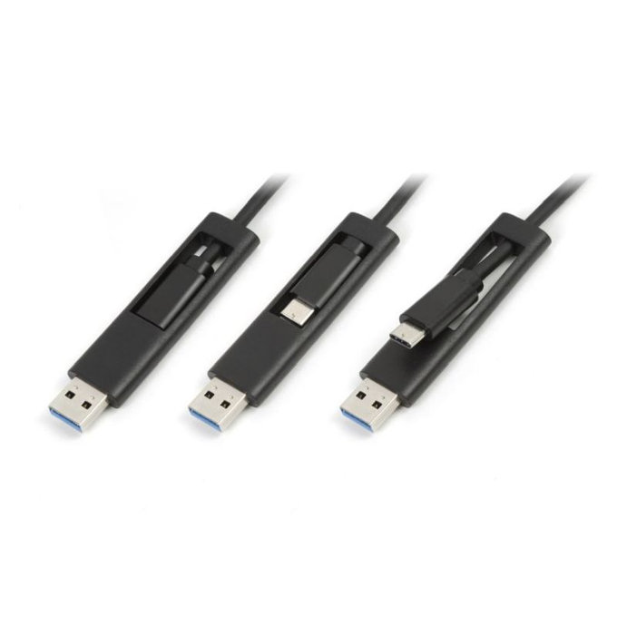 Docking Station USB-C con adattatore da 130W per Dell D6000, Ricondizionata