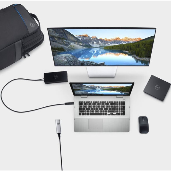 Docking Station USB-C con adattatore da 130W per Dell D6000, Ricondizionata