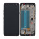Schermo per LG K40, Black, Vetro touch con cornice