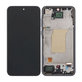 Schermo OLED per Samsung A35 A356B, Awesome Navy, Vetro touch con cornice