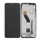 Schermo OLED per Xiaomi Redmi 14C 4G, Poco C75, Midnight Black, Vetro touch con cornice