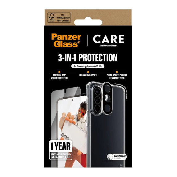 Bundle 3-in-1 per Samsung A26 5G, CARE