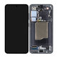 Schermo per Samsung S25, Blueblack, Vetro touch con cornice, GH82-36329E, Genuine Service Pack