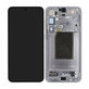 Schermo per Samsung S25 Plus, Silver Shadow, Vetro touch con cornice, GH82-36368A, Genuine Service Pack