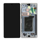 Schermo per Samsung S25 Ultra, Titanium Silver, Vetro touch con cornice, GH82-36387A, Genuine Service Pack