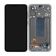 Schermo per Samsung A56 A566E, Awesome Graphite, Vetro touch con cornice, GH82-36829A, Genuine Service Pack