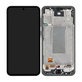 Schermo per Samsung A36 A366E, Awesome Black, Vetro touch con cornice, GH82-36841A, Genuine Service Pack