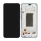 Schermo per Samsung A36 A366E, Awesome Lavender, Vetro touch con cornice, GH82-36841D, Genuine Service Pack