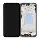Schermo per Samsung A26 A266E, Black, Vetro touch con cornice, GH82-37049A, Genuine Service Pack