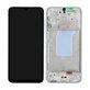 Schermo per Samsung A26 A266E, White, Vetro touch con cornice, GH82-37049B, Genuine Service Pack