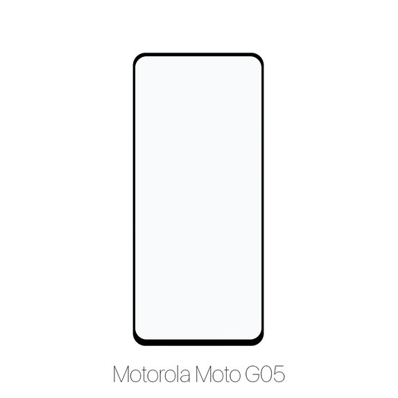 Vetro temperato FullCase per MotGoldla Moto G05, FixPremium