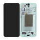 Schermo OLED per Samsung S25 Plus, Mint, Vetro touch con cornice