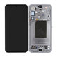 Schermo OLED per Samsung S25 Plus, Silver Shadow, Vetro touch con cornice